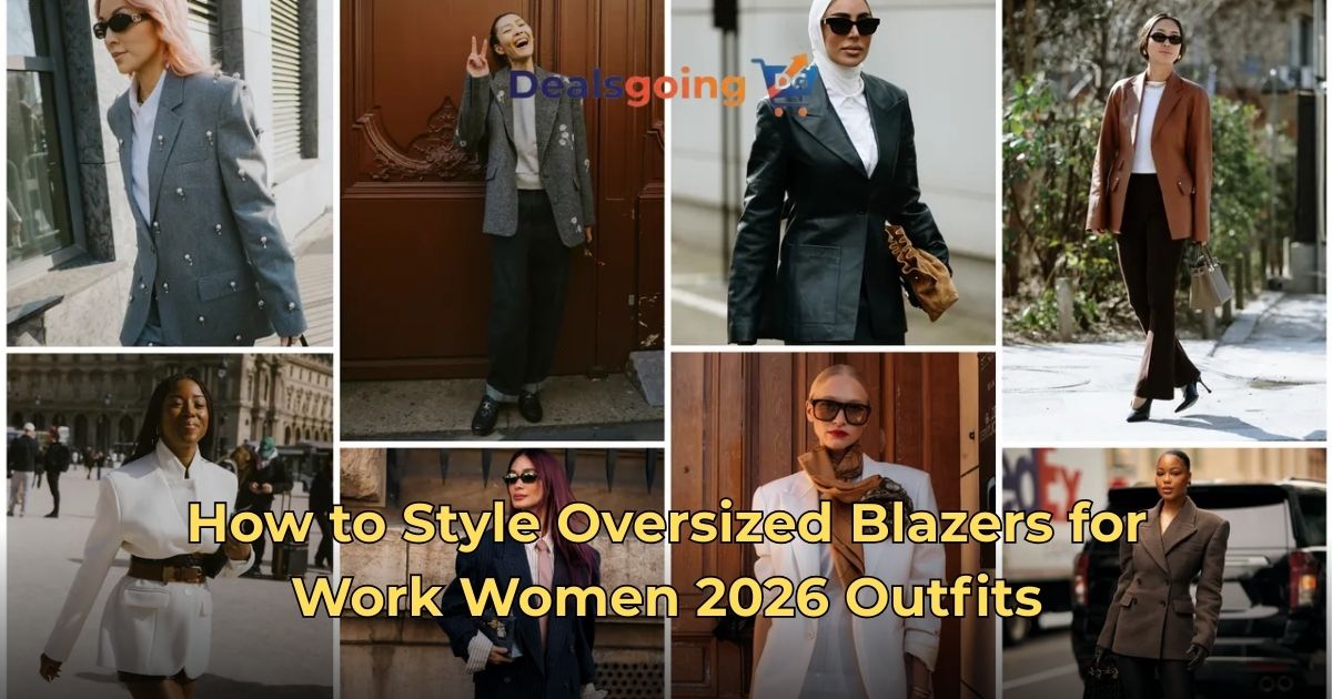 How to Style Oversized Blazers for Work Women 2026 Outfits